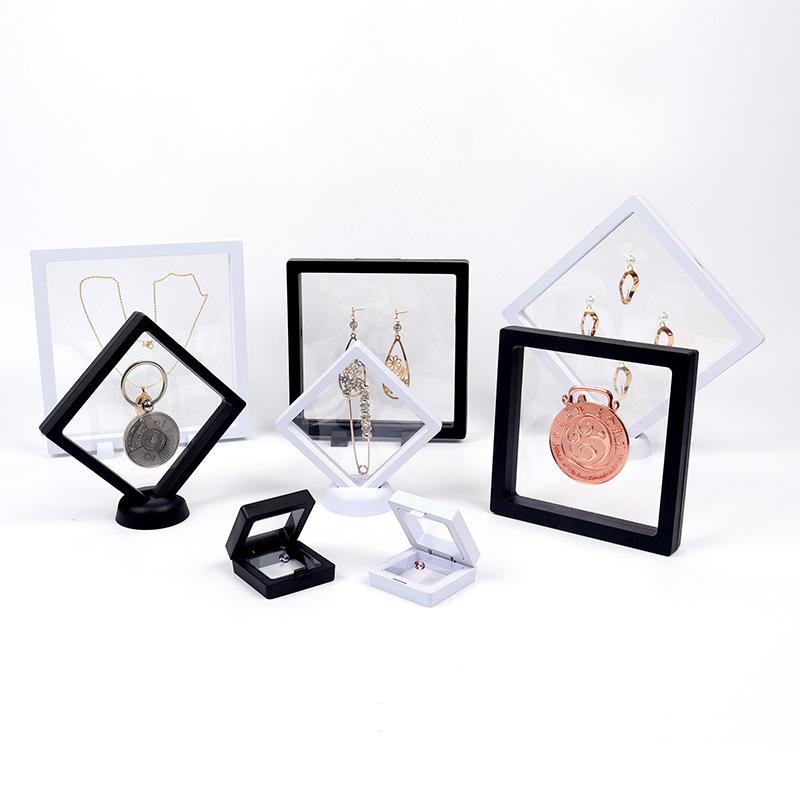 Jewelry Storage Box: Transparent PE Film Display for Necklaces & Earrings