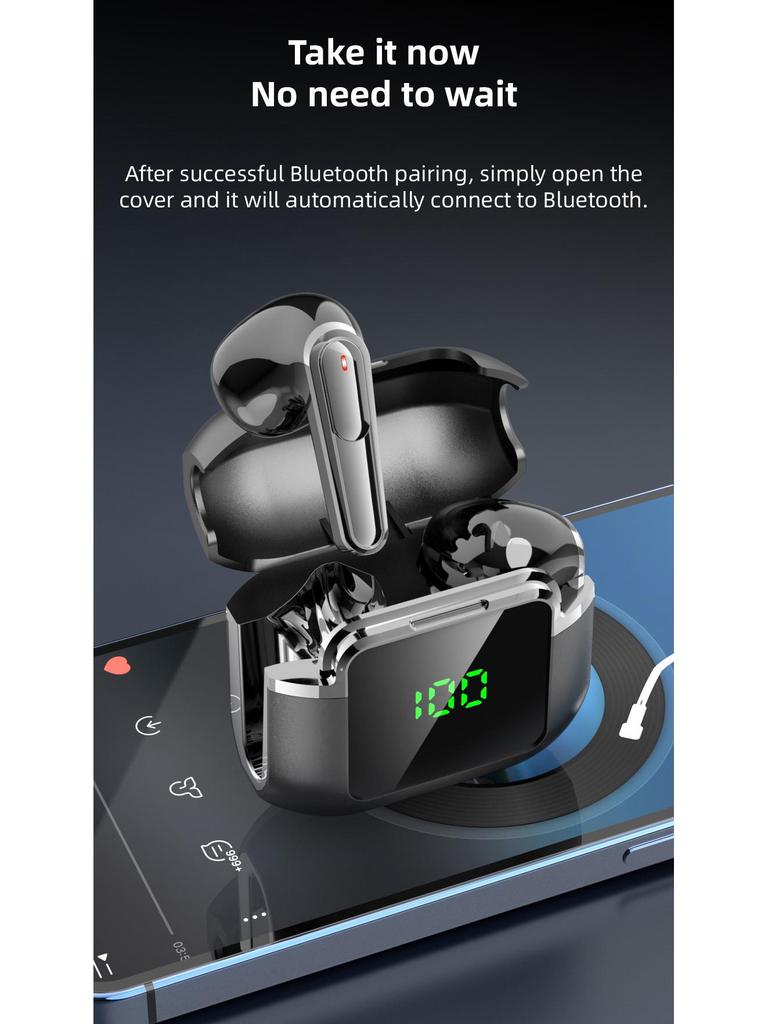 2026 New Low-Latency Wireless Dual Earbuds: Bluetooth Stereo Earphones
