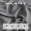 100% Cotton Bedding Set 3Pcs,Duvet Cover,Skin Friendly Breathable,2 Pillowcases,Twin Full Single Double Size,Solid Color