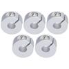 5PCS 4910 Series Shaft Collar Aluminum Alloy Clamp Style Shaft Collar for Robots and Engineering Equipment