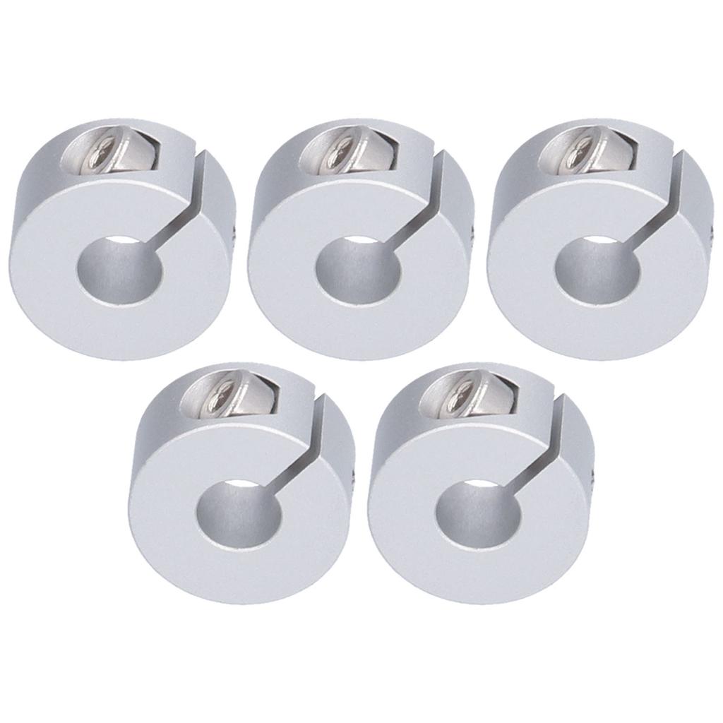 5PCS 4910 Series Shaft Collar Aluminum Alloy Clamp Style Shaft Collar for Robots and Engineering Equipment