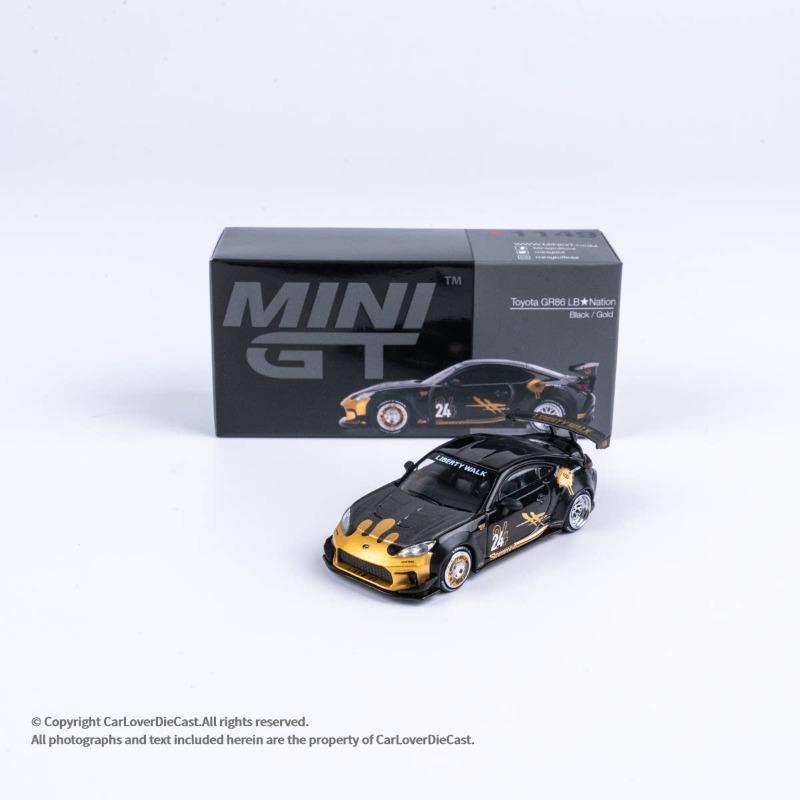 MINIGT 1:64 Toyota GR86 LB modification 1149 # simulation alloy car model collection desktop ornament