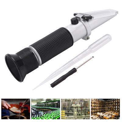 Optical Salinity Refractometer Hand‑Held Food Brine Sampling Salt Content Meter 0‑28% Range  Refractometers Refractometer