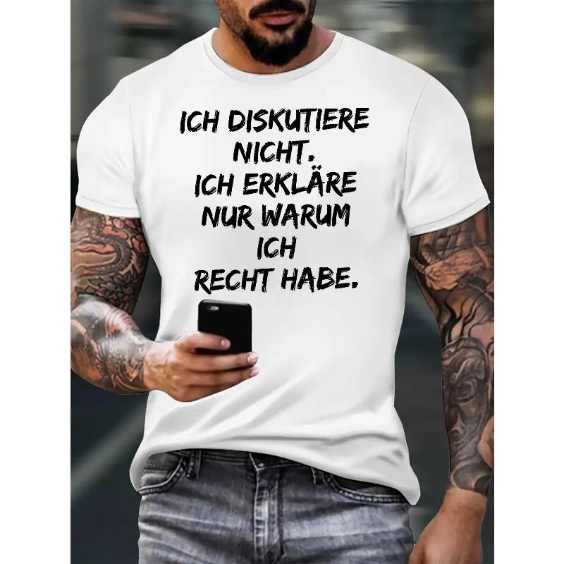 Fun German Crinkle Plus Size Men s T-Shirt, PLUS SIZE 2XL