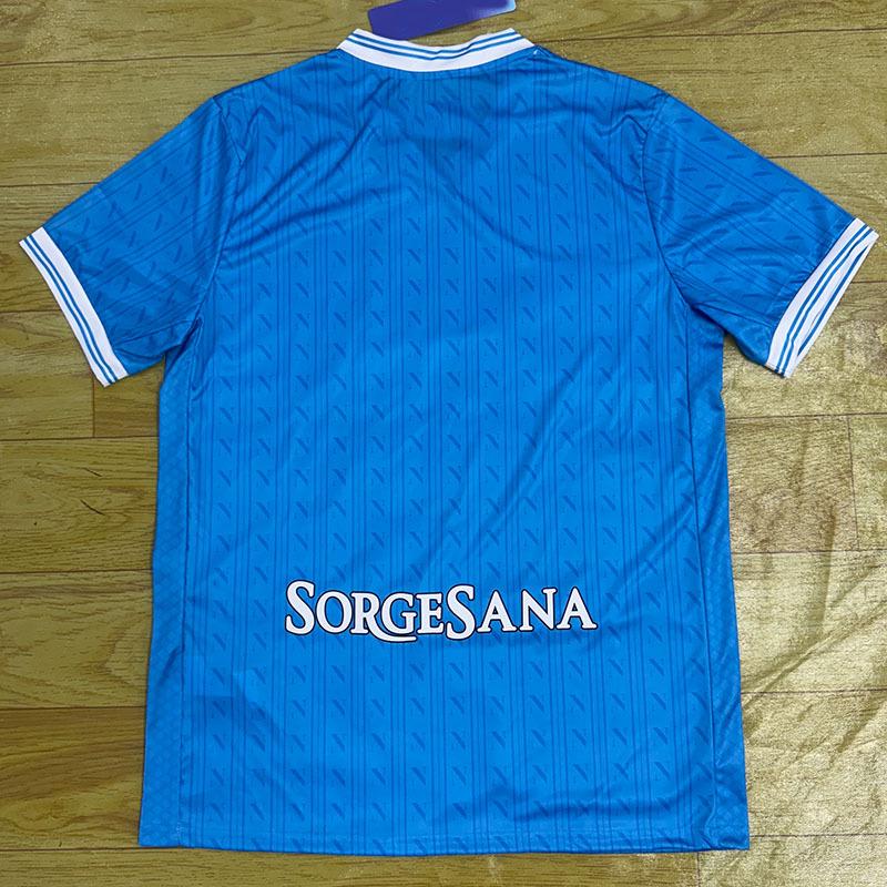 Neapel Heim-Fußballtrikot mit kurzen Ärmeln (S-4XL) 2026-2027 Fan-Version