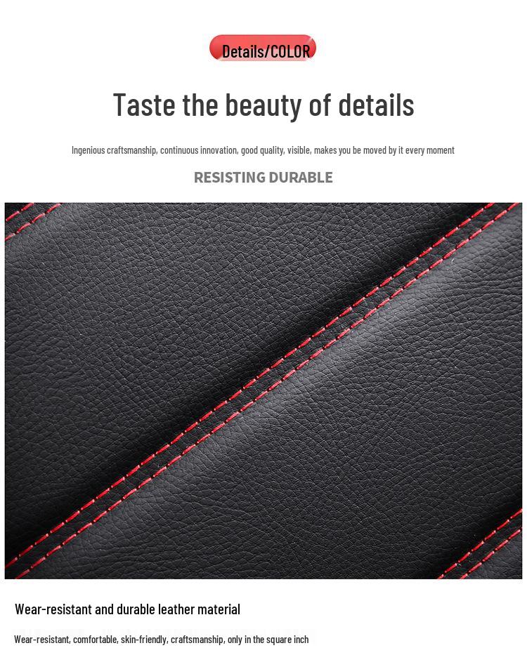 Full Surround Leather Car Seat Cover - Breathable, All-Season Comfort