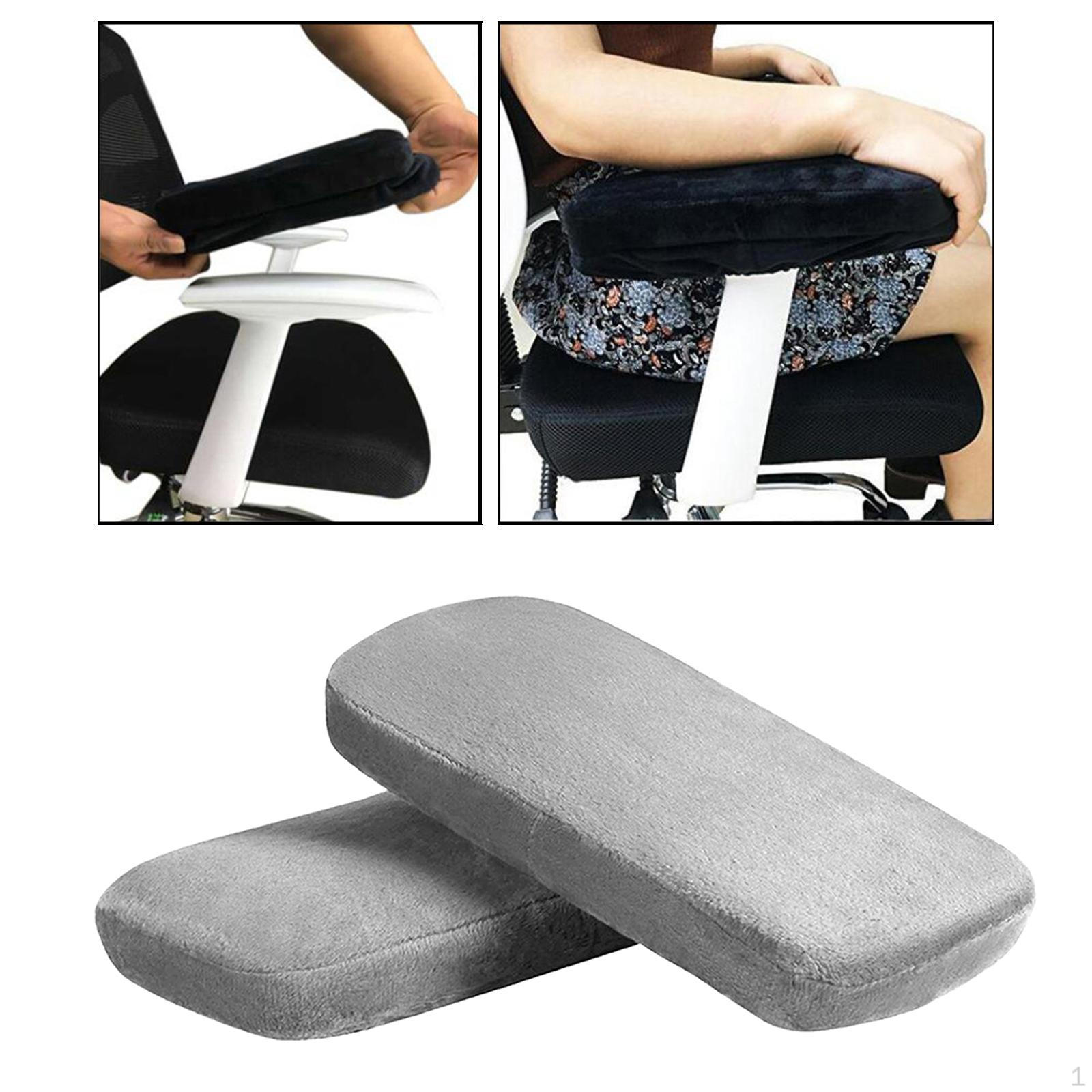 

Ergonomic Memory Foam Office Armrest Pads, Gaming Arm Rest Covers for Elbows and Forearms Pressure ( серый