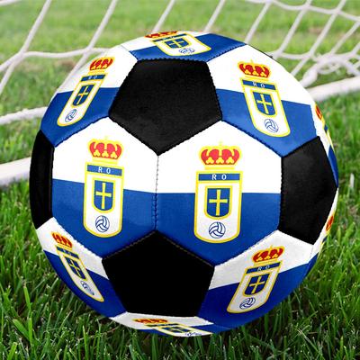 1pc Real Oviedo Soccer Ball Size 5 Indoor Soccer Ball Fashion Colorful Backyard Game - Great For Sports Fans Gift HE46