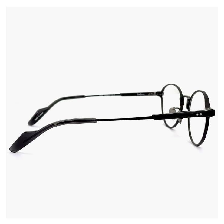Yohji Yamamoto Glasses Made in Japan 3 c03 49mm Yohji Yamamoto Glasses Boston Type Beta Titanium Black Black Frame Made in Sabae Dummy Lens Shipping