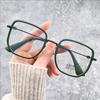 Style Metal Frame Eyeglasses Computer Goggles Anti-radiation Anti Blue Light Glasses Office Glasses