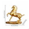 Armored Horseman Statue Creative Gift Retro Knight and Horse Sculpture
