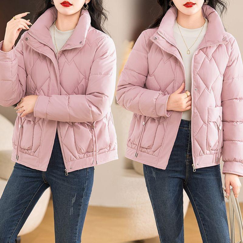 New thin down cotton-padded clothes women's winter jackets short thickened cotton-padded clothes warm cotton-padded jackets trendy and versatile