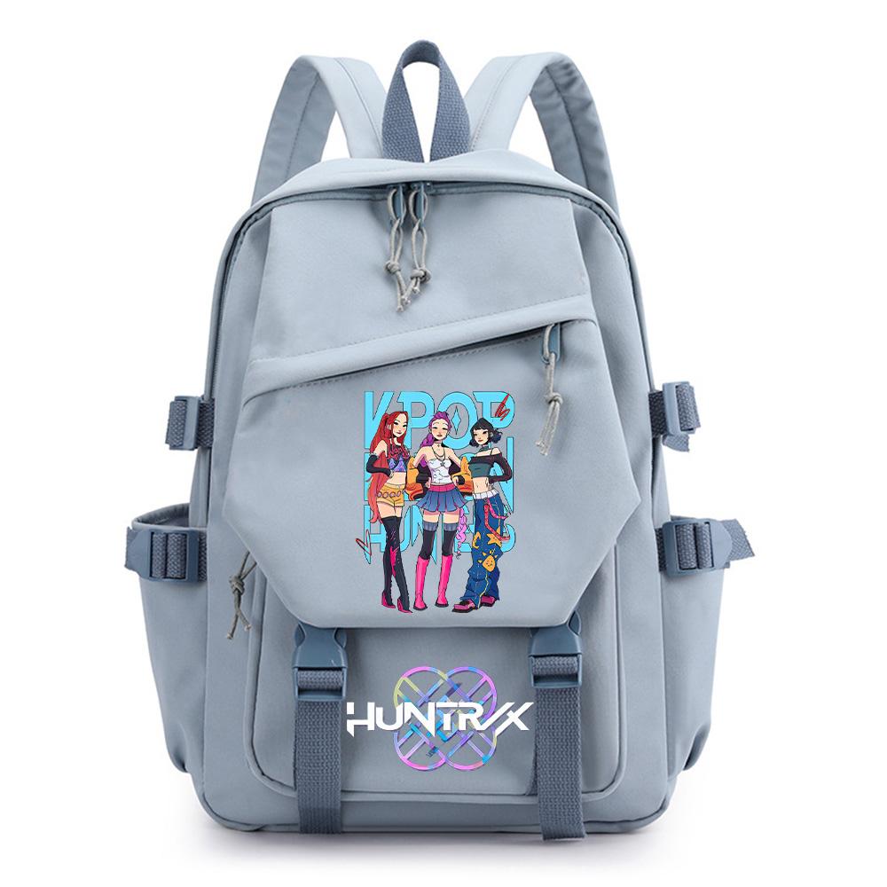Anime Kpop Dämonenjäger Bedruckter Rucksack für Teenager Jungen Mädchen Schultasche Kinder Schüler Buchrucksack Damen große Kapazität Reisetasche Kindergeschenk Mochila