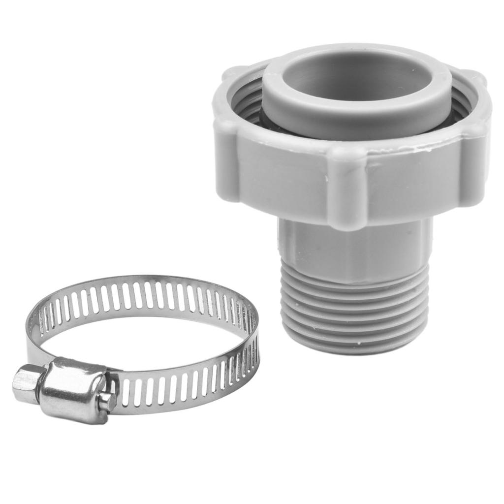 Above Ground Pool Drain Replacement Pool Connector Hose Adapter Swimming Pool Hose Clamps Hose Adapters For Pool Maintenance