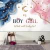 2D Boy or Girl Gender Reveal Backdrop Baby Shower Photography Background