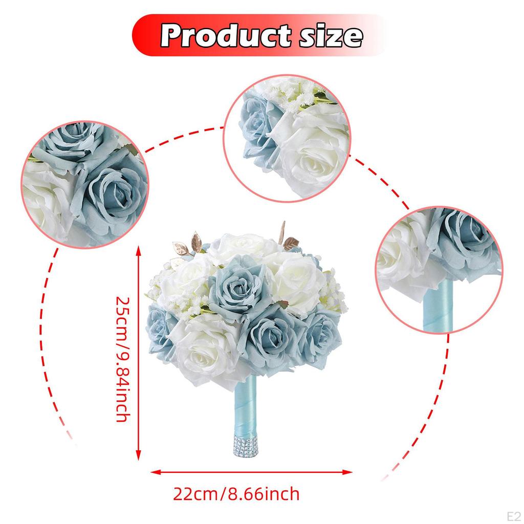 Silk Flower Bouquet for Weddings, Home Decor, And Celebrations