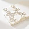 European and American cross-border Korean version creative tassel hollow heart earrings earrings earrings earrings