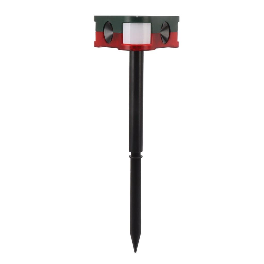 Solar Animal Repeller Alarm Long Range Sound Light Outdoor Infrared Sensor Alarm with Remote