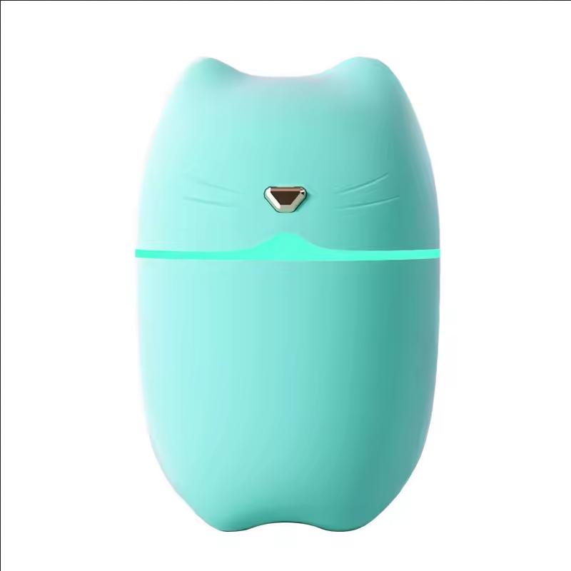 Multiple Colors 3 in 1 Cute Cat Air Humidifier Diffuser USB Mist Maker Mini Humidificador With Night Light Compact In-Vehicle