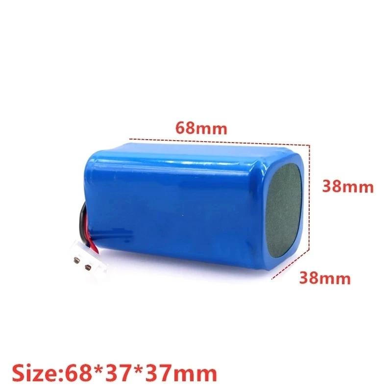 14 .8v 12800mah 14 .4v 9800mah Lithium Battery for Ilife A4 A4s V7 A6 V7s Plus Robot Vacuum Cleaner Ilife 4s1p Real Capacity