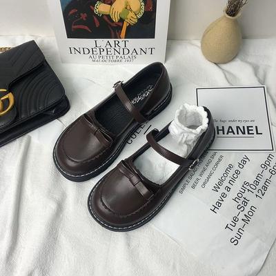 Buty Damskie Mary Jane Gotyckie Z Kokardą Eleganckie Party Kobieta Baleriny Japoński Styl Lolita Okrągły Nosek Nowości Wakacje Sukienka