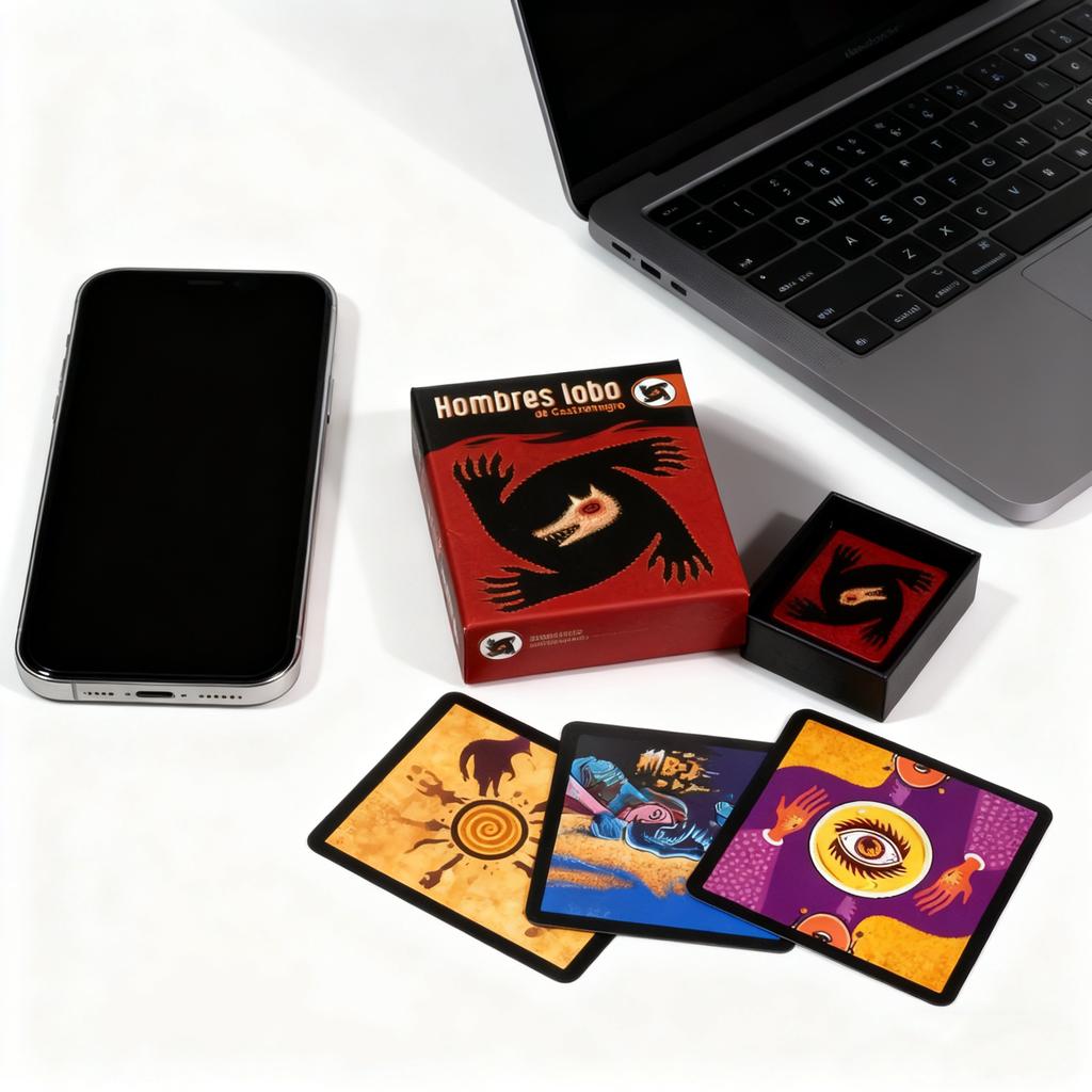 Werewolf Cards, Party Board Game, 24Pcs Card Deck, Social Deduction Game, Family Gathering Toy, Puzzle Leisure Activity