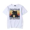 Das mache ich Ich trinke Kaffee Grafik T-ShirtMode Harajuku T-Shirt Hip Hop Herren Marken-T-Shirt Trend Übergroßes Shirt