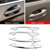 Chrome Car Door Handle Cover For Mercedes-benz E Glk Ml Cla C-class W204 W212
