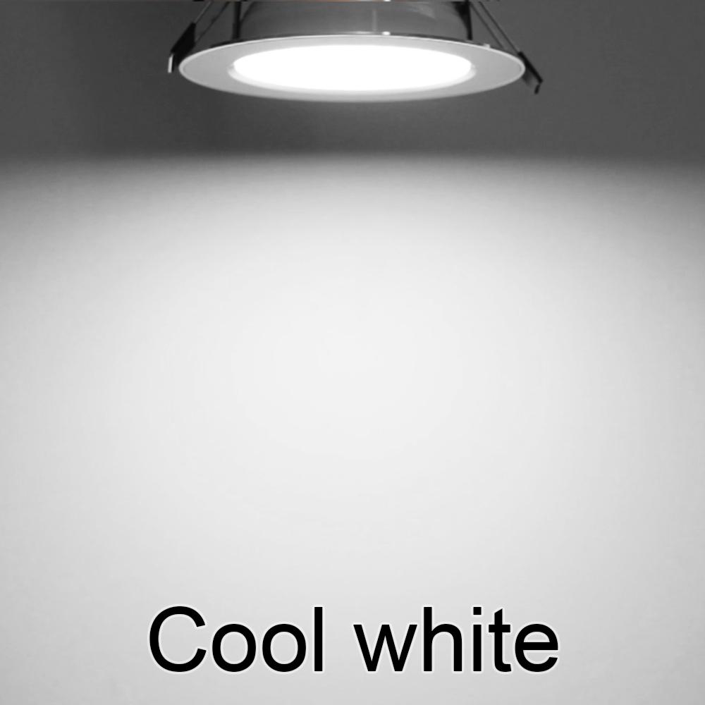 10Pcs/Lot LED Downlight 220V Recessed Round Ceiling Dowm Light Bedroom Indoor Living Room For Home Decor Lighting LED Spot Lamp