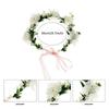 Pastoral Flower Shape Headband for Traveling Taking Photo Spring Girl Ethnic Hair Hoop Wedding Party Bride Hairband