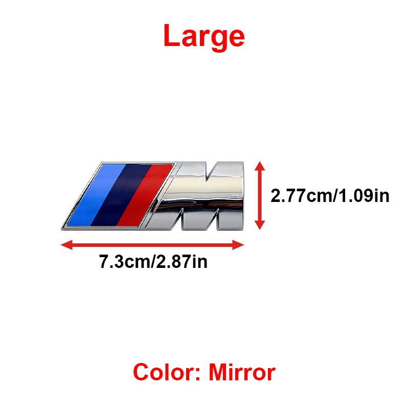 1 szt. ABS Samochód Błotnik Boczny Emblemat Tylna Klapa Bagażnika Naklejka z Logo M Dla BMW M M3 M5 M6 E46 E90 F30 G20 E36 E34 G20 G30 Akcesoria