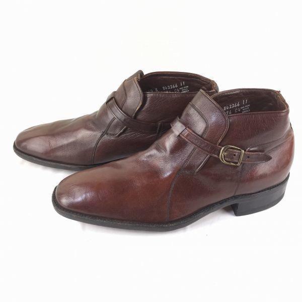 80s-90s Vintage FREEMAN Chukka Boots Short Boots Brown size 10E 27.5-28.0 Men's(USED)