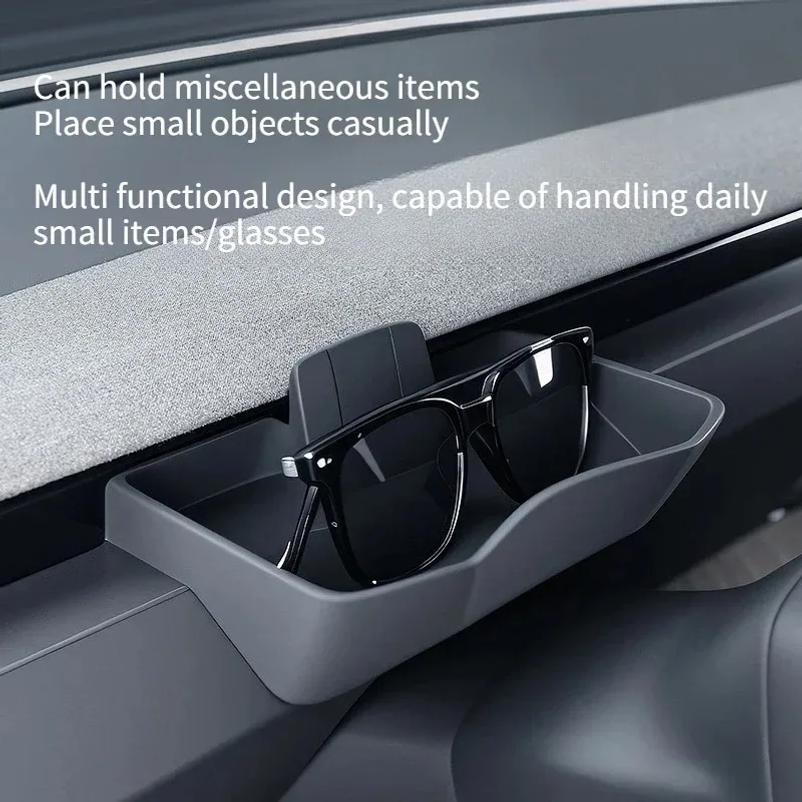 Telefoonhouder voor Auto voor Tesla Model Y Juniper/Model 3 Highland Centrale Bediening Opbergdoos Dashboard Brillenhoesje Auto Accessoires