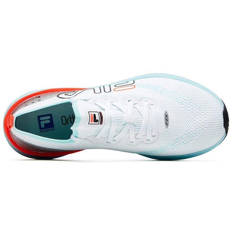 FILA Athletics Comfortable Fabric Low-Top Casual Running Shoes Women sneaker White Blue A12W112202FFW