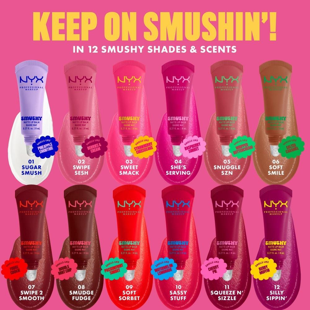 Nyx Professional Makeup Smushy Matowy Balsam do Ust 0,27 Oz