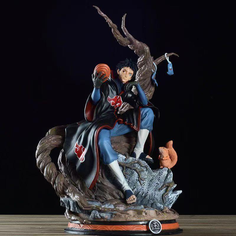 Naruto 12,2 tommer/31 cm CS Ah Fei Uchiha Tobi anime Omgivelser Tilkallelse Maskert Mann Voldsom Dødsgud Illusjon kan Bevege PVC-leker Gave