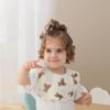Baby Saliva Towel Infants Feeding Drool Bib Lace Floral Soft Cotton Burp Cloth for Newborn Breathable Kids Bibs with Ruffle