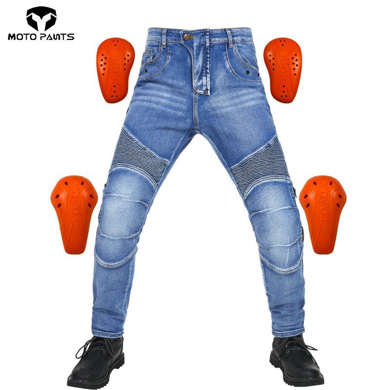 Motorcycle Protective Pants Men Women Kevlar Reinforced Riding Trousers CE Certified Safety Gear Small