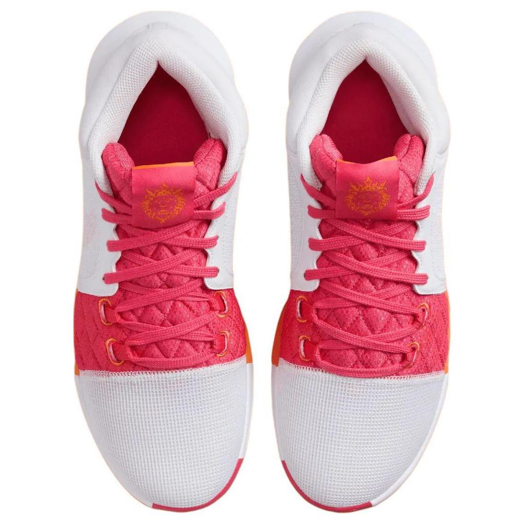 Nike Zapatillas Deportivas para Hombre LeBron Witness 8 Dunkin Donuts Blanco Bright-Mandarin Aster-Rosa FB2239-104