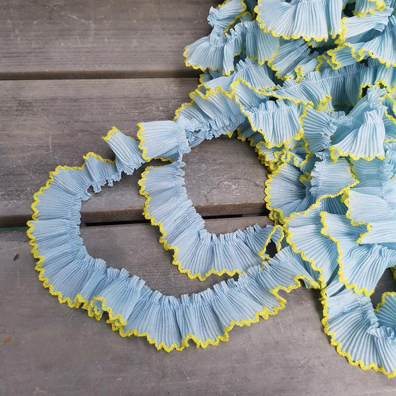 1PC Natural Drape Exquisite Soft Decoration Lightweight Strong Durability Wrinkle Comfortable Chiffon Embellishment 3CMx1M