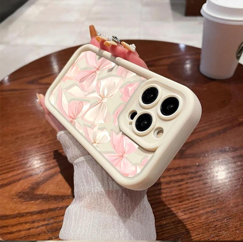 Case For Redmi 15 Note 14 4G 13 12 PRO 5G Plus 10 8 9 11S 13C 14C 12C 12 13 A5 A3 10C Cover Bow Cute Silicone