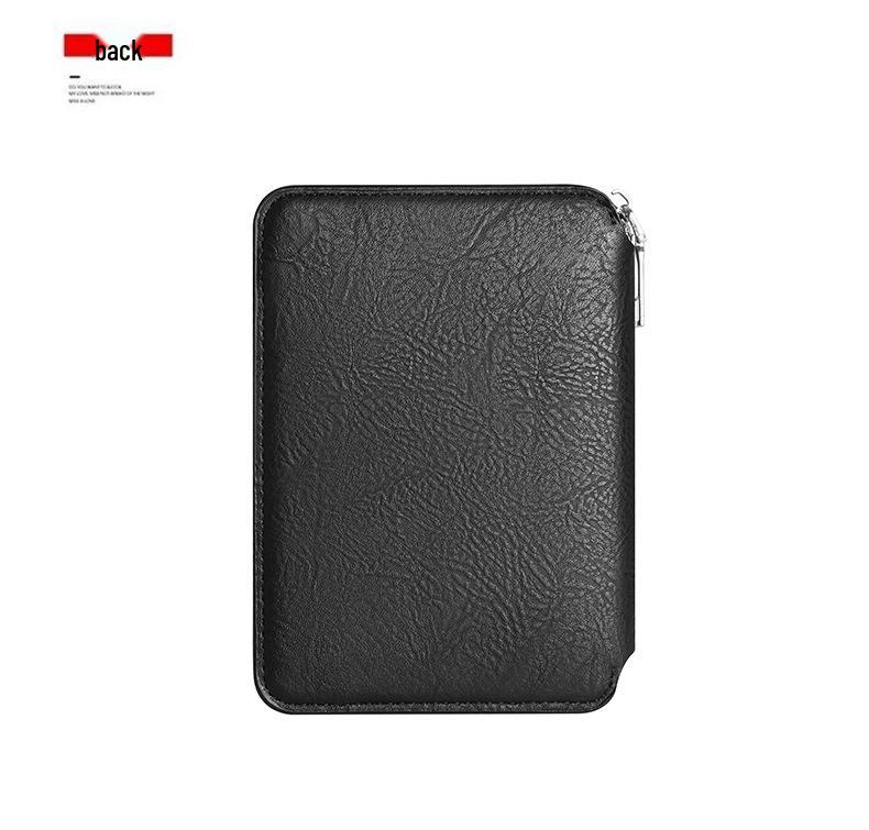 Cross-Border Large Capacity Travel Passport Holder with Zipper: Ticket and Card Storage, Customizable Logo