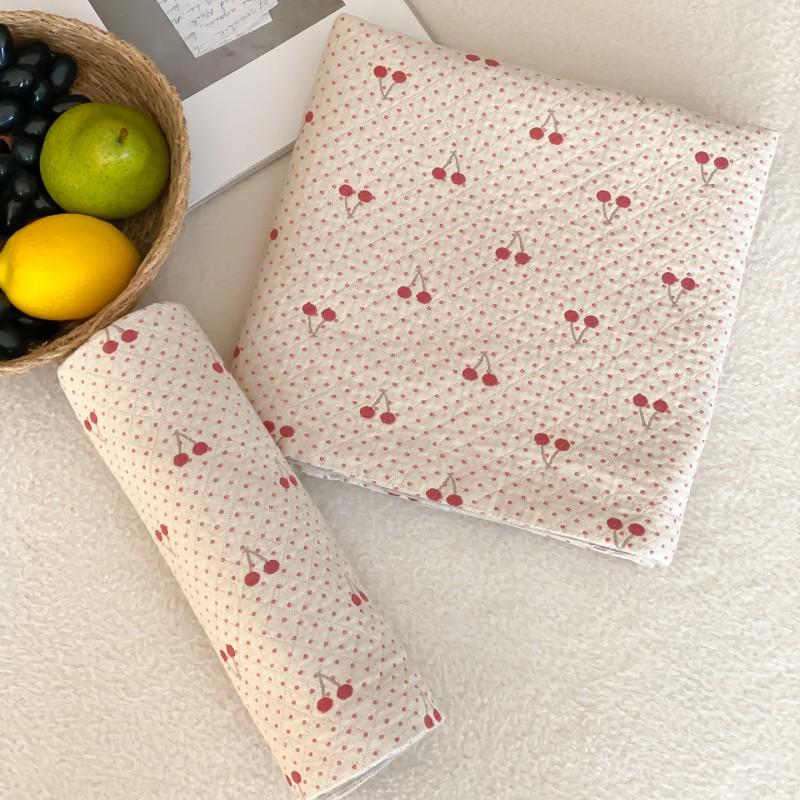 Cotton Muslin Pillowcase Set 48x74cm Soft Breathable Bedding Home Use 40s Count Pure Anti-Oil Stain