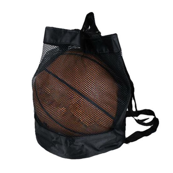 Basketball Rucksack Halbes Netz Kordelzugöffnung Aufbewahrung Ball Tragbar Verstellbare Träger Rucksack