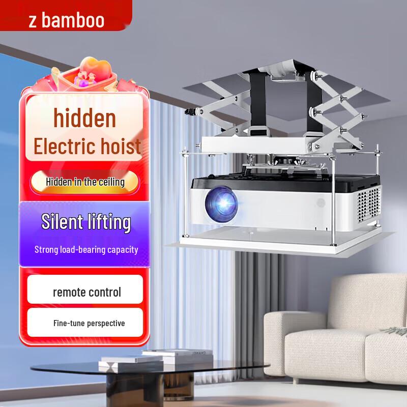 Zhuzhe Hidden Electric Projector Ceiling Lift