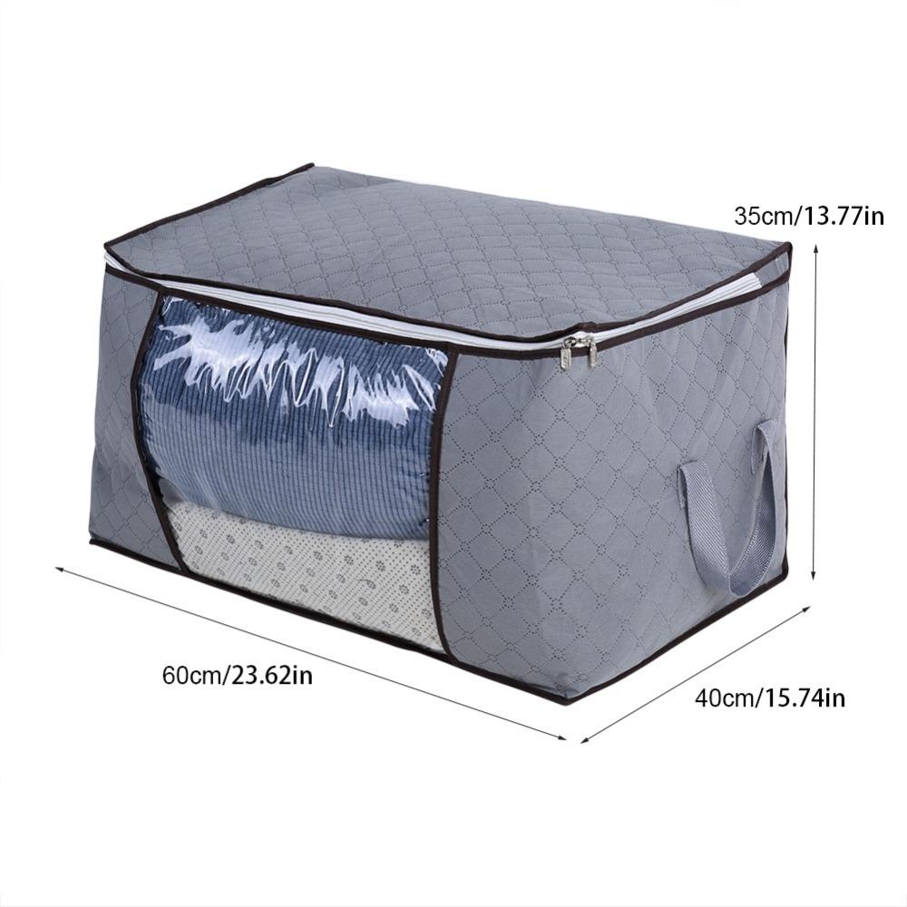 

Large Zippered Storage Bag Durable Clothes Storage Bag Seasonal Storage Storage Bag For Quilt