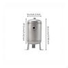 304 Stainless Steel Air Reservoir, High Pressure, Portable, Compressor Accessory Vertical