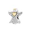 copper Golden Charm Crown Family Tree Safety Chain Hollow Bead Charms Compatible With Authentic Bracelets Women Jewellery Do It Yourself
