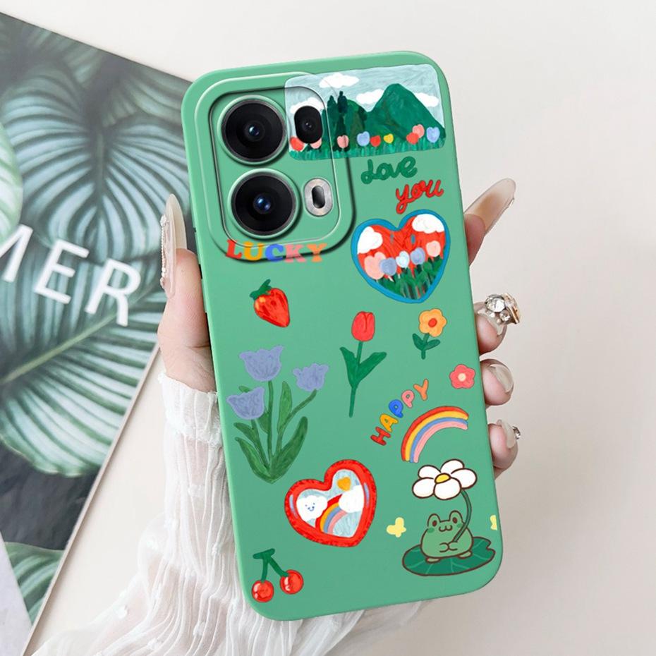 Cute Cartoon Phone Case For OPPO Reno13 Pro / Reno13 / Reno13 F 4G 5G Soft Silicone Protective Cover For Oppo Reno 13 13F 13Pro