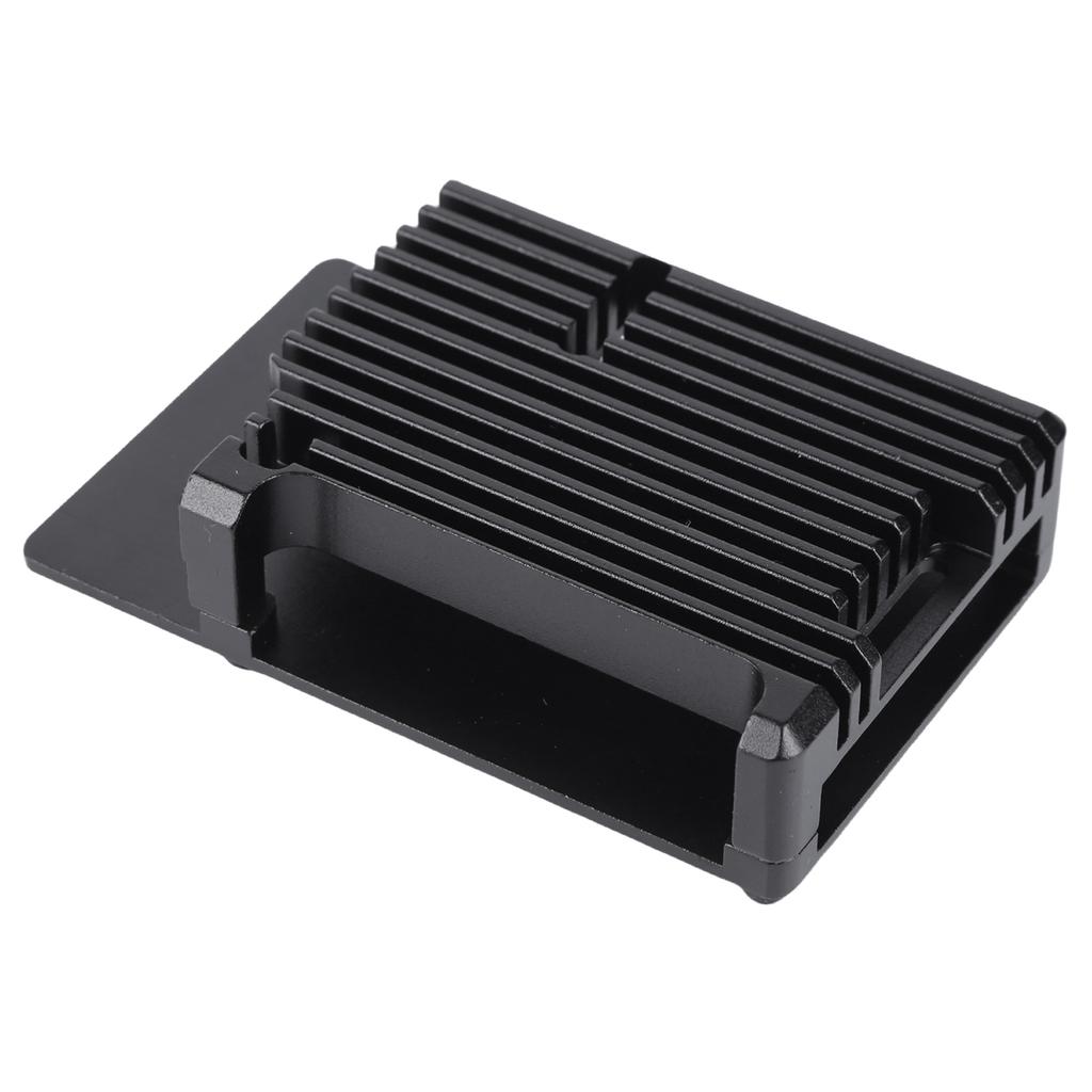 Heavy Duty Passive Cooling Metal Case with Dual Cooling Fan Aluminum Cooling Case with Thermal Tape for Raspberry Pi 4B